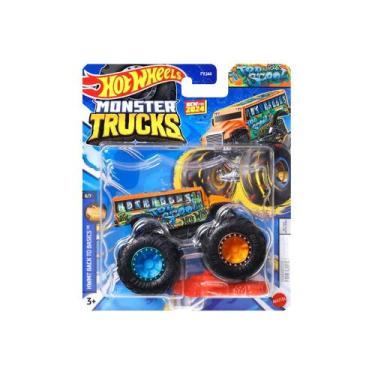Imagem de Carrinho Hot Wheels Monster Trucks Too School HTM41 Mattel, Roxo