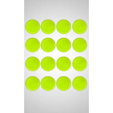 Imagem de 10 Discos Air Hockey 72x7mm Verde - Congratulations Store