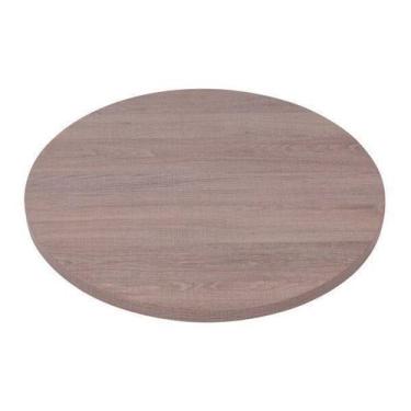 Imagem de Tampo Redondo para Mesa 80cm Marrom/Evora - OR Design