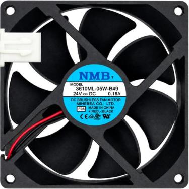 Imagem de Microventilador 3610ML-05W-B49 24V 3.84W 0.16A 2L 2P 9225 A1 - NMB
