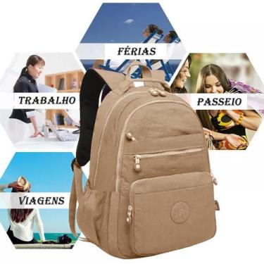 Imagem de Mochila Feminina Notebook Multifunção Tactel Resistente Trabalho Escol