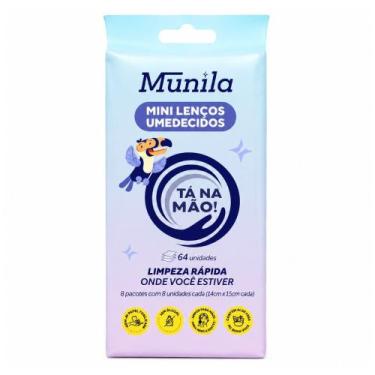Imagem de Mini Lenço Umedecido Munila Ta Na Mão 64 Unidades