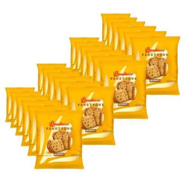 Imagem de 24 Panetone Mini Bauducco Tradicional, Panettone 80g