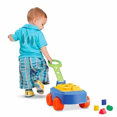 Imagem de Carrinho com Peças de Encaixe - Baby Land - Mipuxa - Azul - Cardoso Toys