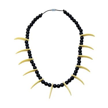 Imagem de Rubie's Colar de selva ou acessório de fantasia pré-histórica, Gola caverna, 1 pacote