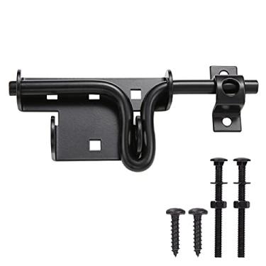 Imagem de Porta deslizante/fechadura deslizante/fechadura de portão, cetim preto