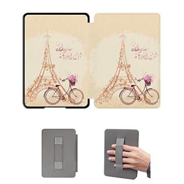 Imagem de Capa protetora de 15 cm para Kindle 11ª geração lançada em 2022 - Capa durável com alça automática despertar/hibernar e de mão (não serve para Kindle Paperwhite 11ª)