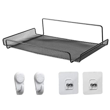 Imagem de Prateleira flutuante AV | prateleira parepara acessórios TV | Roteador WiFi, caixa armazenamento controle remoto WiFi para quarto, sala estar 30 cm x 17 cm x 6,4 cm Zekkle