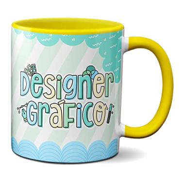 Imagem de Caneca Profissional Designer Gráfico Lindo Presente (Amarela)