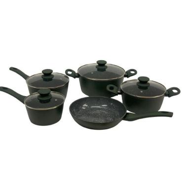 Imagem de Conjunto De Panelas Revestimento Cerâmico Jade - Mimo Style