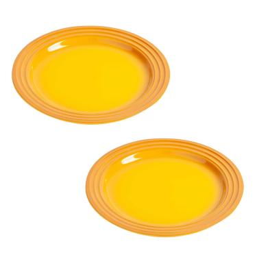 Imagem de Prato Raso 2 Peças 22 cm Amarelo Nectar Le Creuset