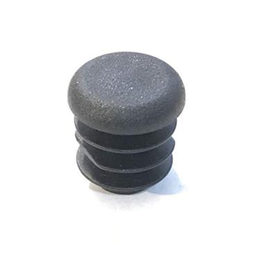 Imagem de (Pacote com 10) tampas de extremidade redonda OD de 1/2" (16 a 18 Ga - para orifícios de tamanho 0,37 - 0,40 polegadas ID) 0,50 polegadas redondas inserções deslizantes | Cadeira de móveis/Bonés de perna de mesa | Bonés de extremidade Eqpt Fitness | da SBD