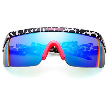 Imagem de Óculos de Sol Oversized Kdeam Leve Bloqueador de Vento Ciclismo Esporte Proteção Uv400 (C1)