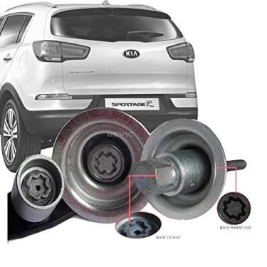 Imagem de Trava Antifurto Anti Roubo Estepe Kia Sportage 2010 Em Diante Sparelock Com Mais de 10.000 Segredos FT21