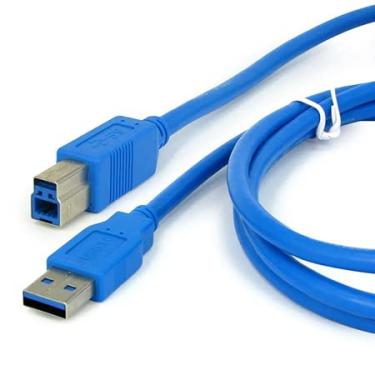 Imagem de Cabo para Impressora USB 3.0 AM/BM MD9 Azul 1,5m