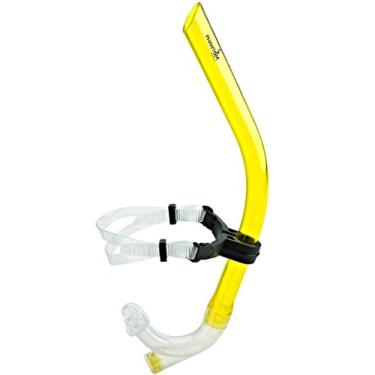 Imagem de Phantom Aquatics Air-Ease snorkel para natação, amarelo