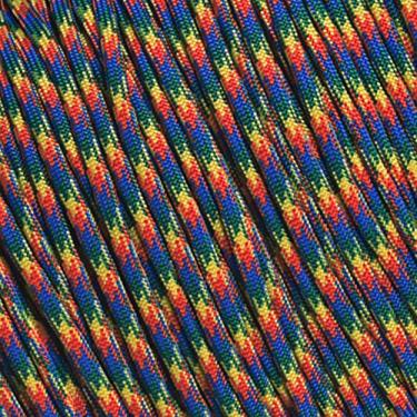 Imagem de Corda de paraquedas West Coast 10 25 50 e 100 pés Hanks e 250 300 1000 carretéis Winder & Buckle Options Tipo III 7 fios 550 cordão paraquedas muitas cores - maior seleção de corda de paraquedas, Autism Awareness, 100 Feet & 10 3/8" Black Buckles