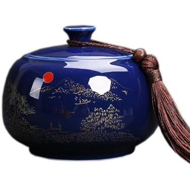 Imagem de Pote de chá de cerâmica chinesa de 13,5 cm para uso doméstico, retrô, conjunto de chá Kung Fu