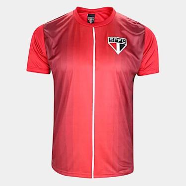 Imagem de Camiseta Esportiva São Paulo Manga Curta Licenciada Spr Sports - Kappa