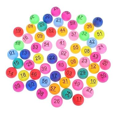 BESPORTBLE 50 Unidades 1 50 Bola De Loteria Bolas De Bingo Mini