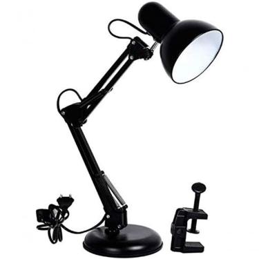 Imagem de Abajur Articulavel Luminaria Pixar C/ Base Garra At- Preto