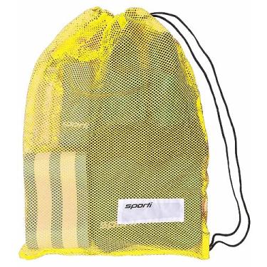 Imagem de Bolsa de equipamentos de malha esportiva, Amarelo
