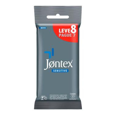 Imagem de Preservativo Lubrificado Jontex Leve 8 pague 7 unidades Jontex