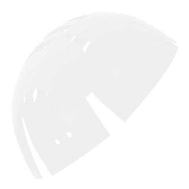 Imagem de SEWOART Revestimento Da Tampa Do Para-choque Forros De Colisão Inserção De Segurança Formato De Colisão Inserção De Chapéu Pára-choques Inserção De Bonés De Duro Plástico Acessórios Branco