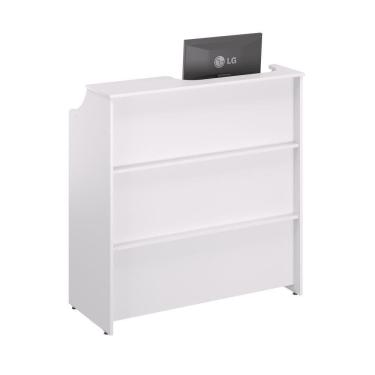 Imagem de Balcão Farmácia PetShop Recepção de Loja Com Gaveta