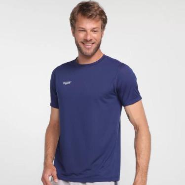 Imagem de Camiseta Topper Masculina Marker Azul Marinho