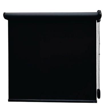 Imagem de Persiana Rolo Blackout Pinpoint Preta - 2,80m x 1,20m