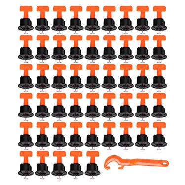 Imagem de Substituição do nivelador de ladrilho, kit de de nivelamento de ladrilho reutilizável 50 unidades para quarto para cozinha para barhtoom para sala de estar