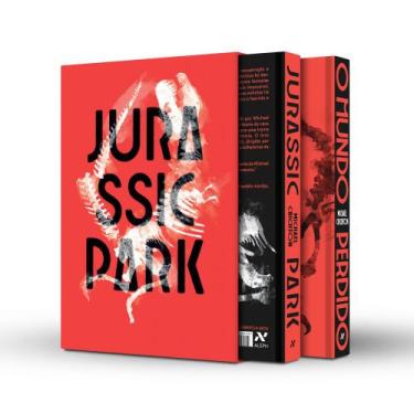 Imagem de Box Livros Jurassic Park Vol.1 E 2 Michael Crichton