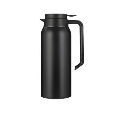 Imagem de Garrafa térmica térmica térmica nórdica de 1,5 L, chaleira de isolamento térmico doméstico à vácuo, camada dupla, cafeteira, garrafa térmica de água quente, garrafa térmica a vácuo (tamanho : 1500 ml,