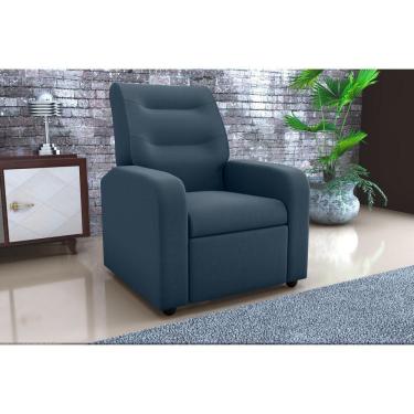 Imagem de Poltrona Reclinável Classic Suede Petroleo B257 - Matrix