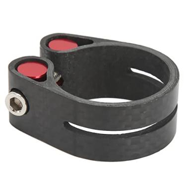 Imagem de EVTSCAN Braçadeira de selim de bicicleta – braçadeira de selim leve de fibra de carbono para bicicleta, adaptador de selim de bicicleta, braçadeira de selim ou bicicleta de estrada (30,8/31,6 mm)