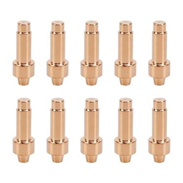 Imagem de Vaphy 10 peças de eletrodo 770791 para Hobart Airforce 27i 40i Plasma Cutter Miller XT30 XT40 consumíveis de tocha de corte a plasma