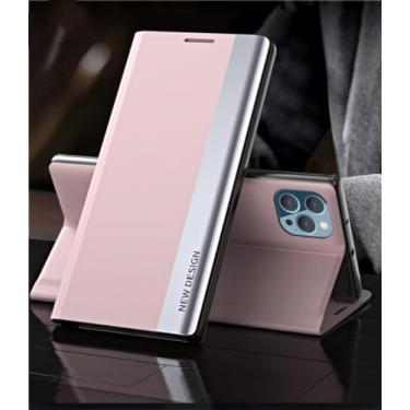 Imagem de Capa de couro flip para Xiaomi 11T 11Pro para Redmi Note 12 5G 11 4G 10S 9S 8T Pro Max 10 POCO X5 Stand Book Cover Phone, rosa, para Redmi Note10Pro