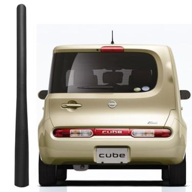 Imagem de Antena de 7 polegadas para Nissan Cube (2009-2014), Nissan Cube, Mitsubishi Mirage, mastro de substituição de antena de borracha flexível para Nissan Cube