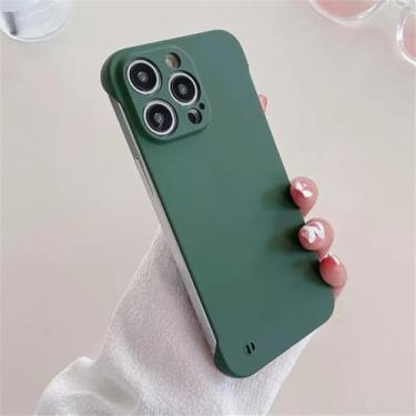 Imagem de Capa à prova de choque sem moldura de cor sólida para XIAOMI Mi 12 12T 12S 13 13T 11 14 Ultra 10 10T 11T Pro Poco F3 F4 F5 Pro capa, verde escuro, para Poco F4