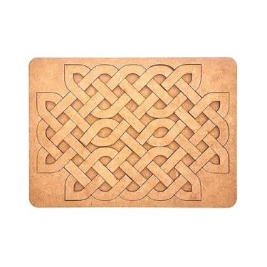 Imagem de Desafio Infinito - Puzzle de Madeira Com Peças Que Se Conectam formando uma Linha Contínua