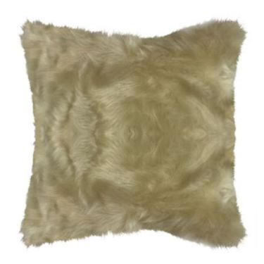 Imagem de Almofada Pelo Sintético Bege 60x60cm 081-02 Decortextil