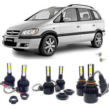 Imagem de Super Led 6000K Farol Baixo Alto Milha Chevrolet Zafira - CODE By Tech