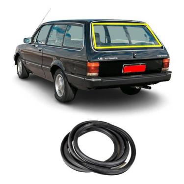 Imagem de Borracha Vidro Traseiro Vigia Marajo Com Encaixe Friso - Disk Bor