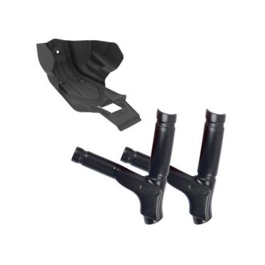 Imagem de Kit Crf 230 Protetor De Quadro + Protetor De Motor Preto - Anker