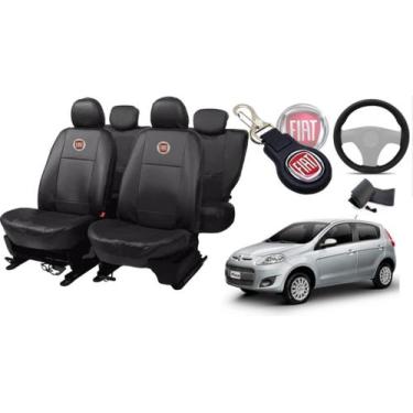 Imagem de Jogo de Capas de Couro para Palio 2018 - Couro Impermeável + Chaveiro 