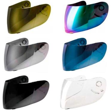 Imagem de Viseira Gdr Black Blade Revolution Rider - S Parts, Azul Iridium