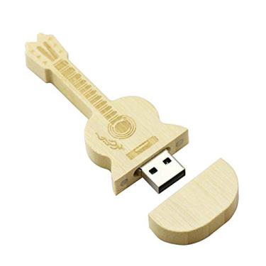Imagem de 8 GB Madeira Guitarra Modelo 3.0 USB Flash Drive Pen Drive Armazenamento de Dados Pen Drive Pen Drive Pen Drive USB Drive USB 3.0 Pen Drive U Disco Flash Memory Flash Disk - Bambu