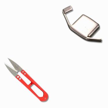 Imagem de Kit Tesoura de Arremate de Metal Tic Tac 11cm-TC-805 Mais Guia Magnéti