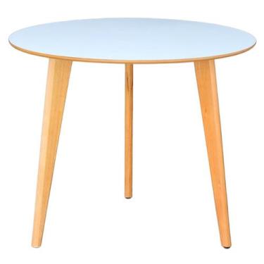 Imagem de Mesa de Jantar Redonda Júlia de 80cm Branca - Pizarro